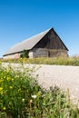 Old barn building in rural area Royalty Free Stock Photo