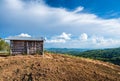 Old barn for corn storage Royalty Free Stock Photo