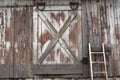 Old barn door Royalty Free Stock Photo