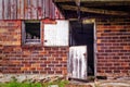 Old Barn Entrnce Royalty Free Stock Photo