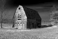 An old barn on a farmers field Royalty Free Stock Photo