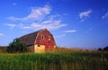 Old Barn with Farmyard Royalty Free Stock Photo