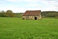 Old Barn in French Countryside Royalty Free Stock Photo