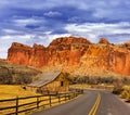 Old barn in Fruita at the Capitol Reef National Park in south-central Utah