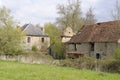 Old barn and house, Nivernais Canal, Burgundy