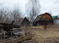 Old, barn, house, rural, wood, farm, country, abandoned, wooden, sky, cabin, landscape, building, grass, rustic, home, nature, tre Royalty Free Stock Photo