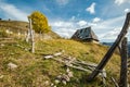 Old barn in Lukomir, last village in Bosnia