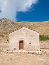 Old barn with no windows in the countryside. Royalty Free Stock Photo