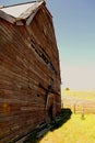 Old Barn on the plains Royalty Free Stock Photo