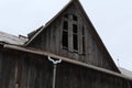 Old barn roof Royalty Free Stock Photo
