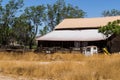 Old barn and rusted truck. Royalty Free Stock Photo