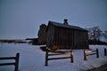 Old Barn on the farm stead at Dorothy Carnes County Park near Fort Atkinson Wisconsin Royalty Free Stock Photo