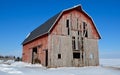 Old Barn In Snow