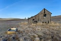 Old barn and a tub. Royalty Free Stock Photo