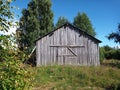 Old barn in Vasterbottens Lan in Sweden