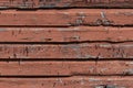 Old barn wall with faded and peeling red paint Royalty Free Stock Photo