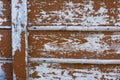 Old barn wood blue brown plank door draped texture background Royalty Free Stock Photo