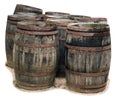Old Barrel's Royalty Free Stock Photo