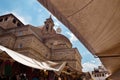 Old Basilica di San Lorenzo in city centre of Florence in Italy