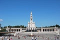 Old basilica of Fatima, Portugal, site of the last recognized apparition of Virgin Mary