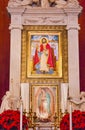 Old Basilica Guadalupe Altar Mexico City Mexico Royalty Free Stock Photo