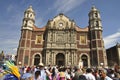 Old basilica of Our Lady of Guadalupe Royalty Free Stock Photo