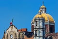 Old Basilica of Our Lady of Guadalupe in Mexico city Royalty Free Stock Photo