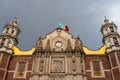 Old Basilica of Our Lady of Guadalupe in Mexico city Royalty Free Stock Photo