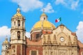 Old Basilica of Our Lady of Guadalupe in Mexico city Royalty Free Stock Photo