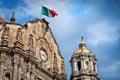 Old Basilica of Our Lady of Guadalupe in Mexico city Royalty Free Stock Photo