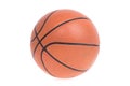 Old basketball basket ball isolate Royalty Free Stock Photo