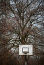 Old basketball rim Royalty Free Stock Photo