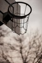 Old basketball rim Royalty Free Stock Photo