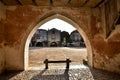 The old bastide of Monpazier, Dordogne, France Royalty Free Stock Photo