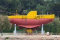 Old bathyscaphe in Toulon Port Royalty Free Stock Photo