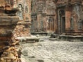 Old bayon temple in cambodia Royalty Free Stock Photo