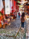 The old Bazaar of Kruje, Albania