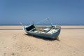 Old beached fishing Boat