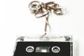 Old and beautiful audio tape Royalty Free Stock Photo