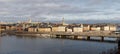 Old beautiful buildings in the old town in central Stockholm