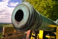 Old beautiful cannon in fortress Koenigstein, Saxony Germany