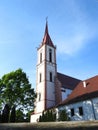 Old beautiful catholic church, Lithuania Royalty Free Stock Photo