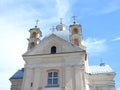 Old beautiful catholic church, Lithuania Royalty Free Stock Photo