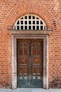 Old door of St. Sofia Church, Sofia, Bulgaria Royalty Free Stock Photo