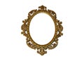 Old beautiful golden frame Royalty Free Stock Photo