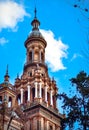 Old historic building in center of Seville, Spain