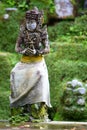 Old beautiful stone Balinese statue