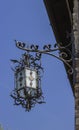 An old beautiful street lamp. Royalty Free Stock Photo