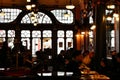 Old and beautiful vintage coffee shop in Porto