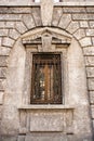 Old Brutal Window in Milan